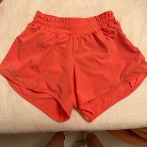Raspberry Cream Lululemon Shorts